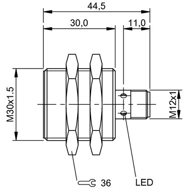 BES 516-3028-G-E5-Y-S4 BALLUFF  - Codice di ordinazione: BES00LU