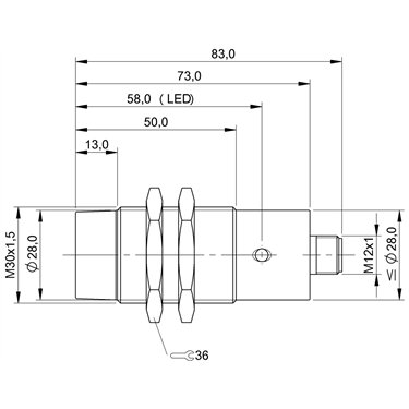 BES 516-3029-S4-C BALLUFF  - Codice di ordinazione: BES0198