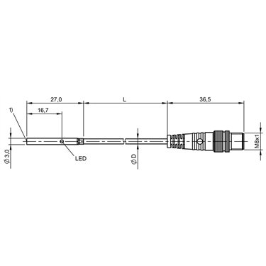 BES 516-3044-G-E4-C-S49-00,3 BALLUFF  - Part Number: BES00M5