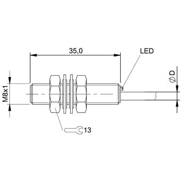 BES 516-324-E3-C-PU-05 BALLUFF  - Codice di ordinazione: BES00MR