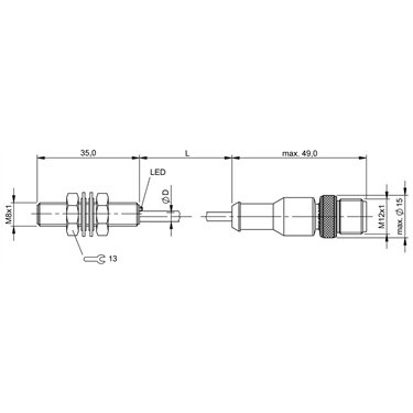 BES 516-324-E3-C-S4-00,3 BALLUFF  - Codice di ordinazione: BES00MT