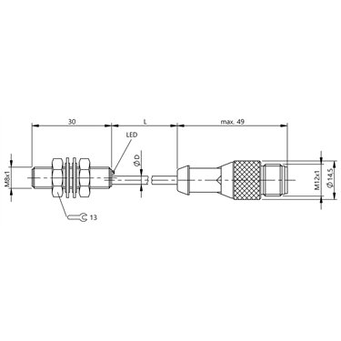 BES 516-324-E4-C-S4-00,7 BALLUFF  - Codice di ordinazione: BES00NC