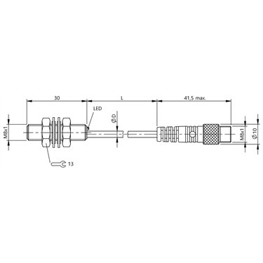 BES 516-324-G-E4-C-S49-00,2 BALLUFF  - Codice di ordinazione: BES00P3