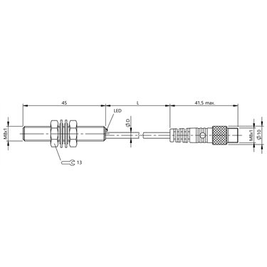 BES 516-324-G-EO-C-S49-01 BALLUFF  - Codice di ordinazione: BES01AT