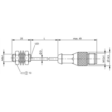 BES 516-324-SA44-C-S4-01,5 BALLUFF  - Codice di ordinazione: BES034U