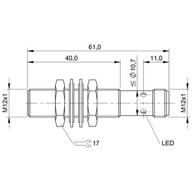 BES 516-325-SA96-S4-W BALLUFF  - Codice di ordinazione: BES02J8