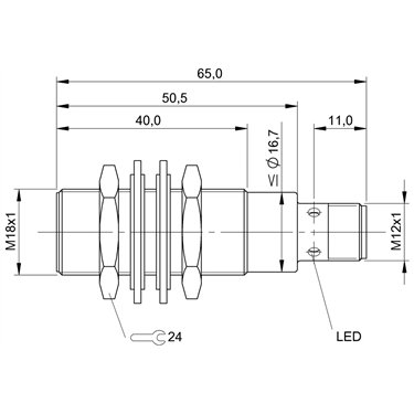 BES 516-326-S4-W BALLUFF  - Codice di ordinazione: BES02JA