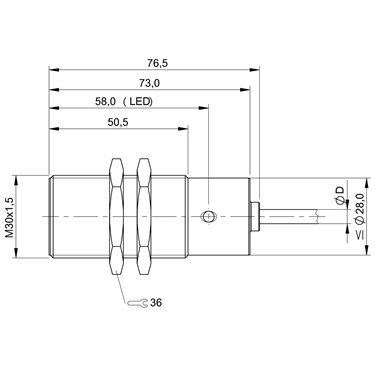 BES 516-327-BO-C-03 BALLUFF  - Codice di ordinazione: BES01E4