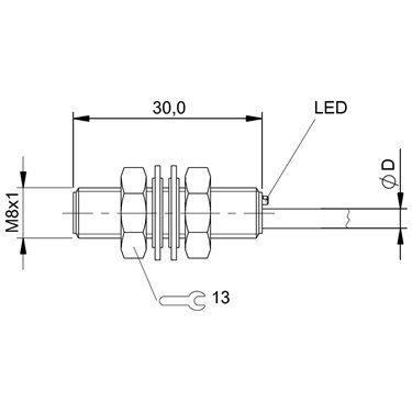 BES 516-343-G-E4-C-05 BALLUFF  - Codice di ordinazione: BES046W