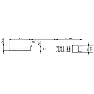 BES 516-371-E4-C-S49-00,3 BALLUFF  - Codice di ordinazione: BES00ZA
