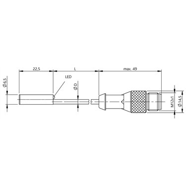 BES 516-371-SA10-S4-00,3 BALLUFF  - Codice di ordinazione: BES01KR
