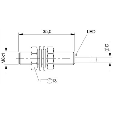BES 516-377-E3-C-PU-05 BALLUFF  - Codice di ordinazione: BES010M