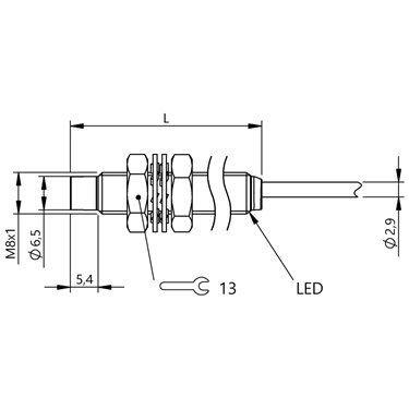 BES 516-383-EO-C-02 BALLUFF  - Codice di ordinazione: BES01M0