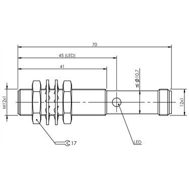 BES 516-542-S4-H BALLUFF  - Codice di ordinazione: BES03P3