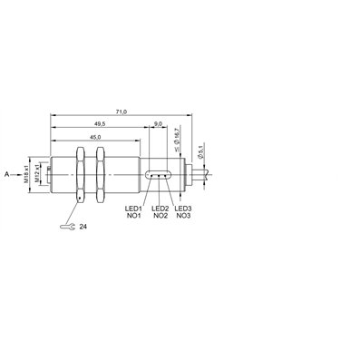 BES 516-615-PS-1-PU-05 BALLUFF  - Part Number: BAE0070