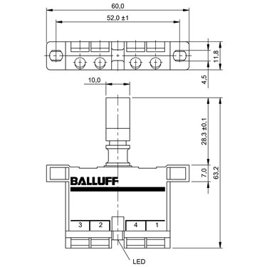 BES 517-108-RK BALLUFF  - Codice di ordinazione: BES02ML