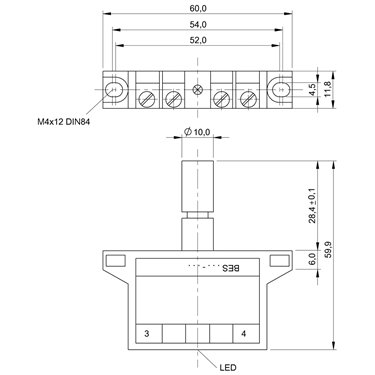 BES 517-560-H-RK BALLUFF  - Codice di ordinazione: BES02N1