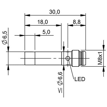 BES G06EB-PSC40F-S49G BALLUFF  - Codice di ordinazione: BES0005
