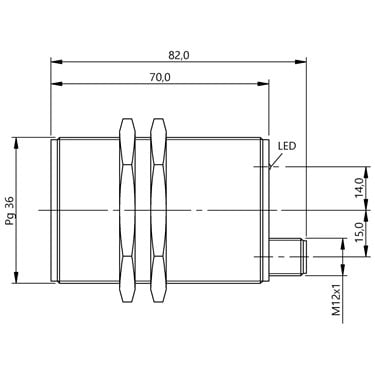 BES IKZ-475.38-G-S4 BALLUFF  - Codice di ordinazione: BES02UN
