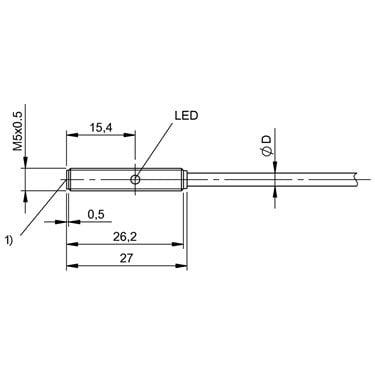 BES M05ED-POC10B-EP00,3-097 BALLUFF  - Codice di ordinazione: BES051L