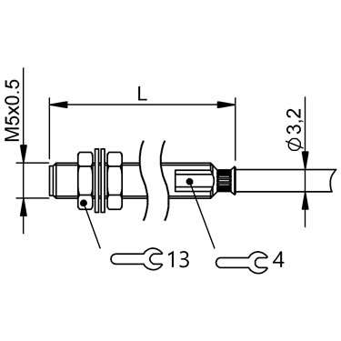 BES M05ED-PSD08B-ES10-T BALLUFF  - Codice di ordinazione: BES05RT