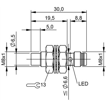 BES M08EB-NSC40F-S49G BALLUFF  - Codice di ordinazione: BES000K