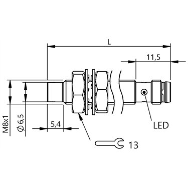 BES M08EB-PSC40F-S49G-539 BALLUFF  - Codice di ordinazione: BES056P