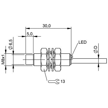 BES M08ED-PSC40F-BP02 BALLUFF  - Part Number: BES000Y