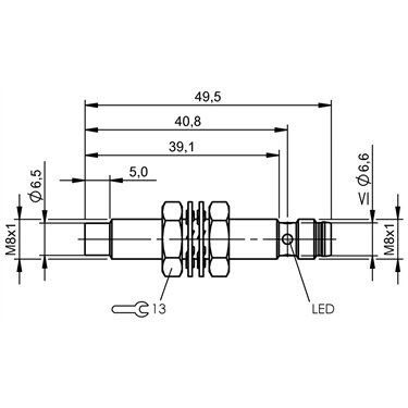 BES M08EF-PSC40F-S49G BALLUFF  - Codice di ordinazione: BES014M