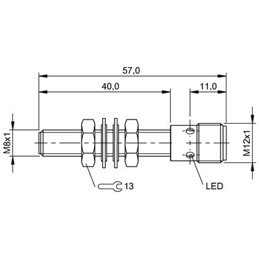 BES M08EG1-PSC15A-S04G-W BALLUFF  - Codice di ordinazione: BES02YT