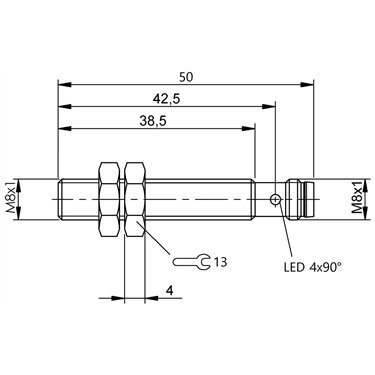 BES M08EG-PSC20B-S49G-S BALLUFF  - Codice di ordinazione: BES05Y4