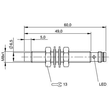 BES M08EH-NSC40F-S49G BALLUFF  - Codice di ordinazione: BES001C