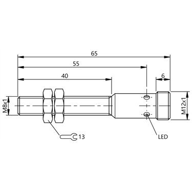 BES M08MG1-PSC20A-S04G-W BALLUFF  - Codice di ordinazione: BES03YP