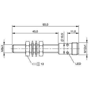 BES M08MH1-PSC20B-S04G-101 BALLUFF  - Codice di ordinazione: BES02PU