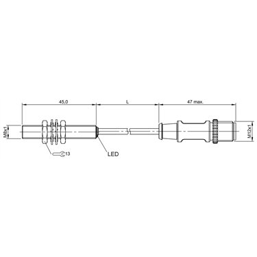 BES M08MH-PSC40B-BP00,2-GS04-507 BALLUFF  - Codice di ordinazione: BES02W5