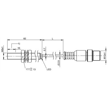 BES M08MM-PSC40B-BP00,3-GS04 BALLUFF  - Codice di ordinazione: BES05U9
