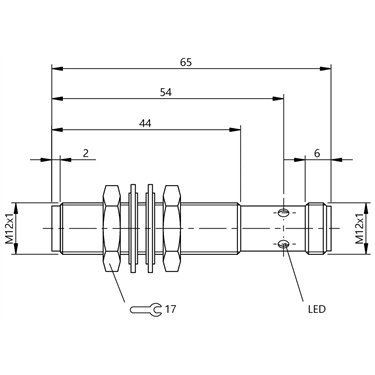 BES M12EG1-PSC20N-S04G-S BALLUFF  - Codice di ordinazione: BES02Z2