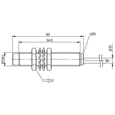 BES M12EI-PSC40F-BP05 BALLUFF  - Codice di ordinazione: BES053E