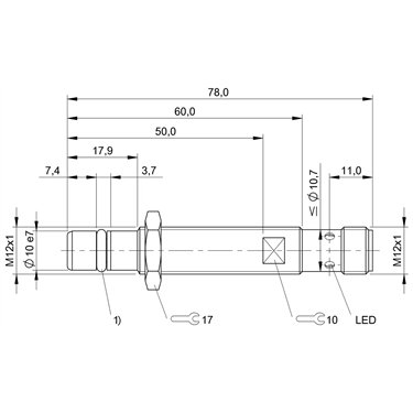 BES M12EL-PSC15B-S04G-HM01 BALLUFF  - Part Number: BHS006C