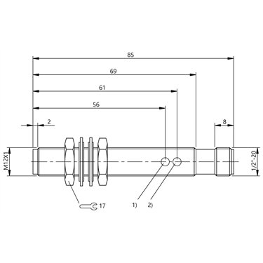 BES M12EN1-USU20S-S21G-S BALLUFF  - Codice di ordinazione: BES02Z5