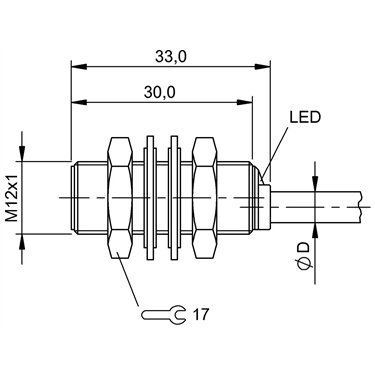 BES M12MD-PSC40B-BP05-003 BALLUFF  - Codice di ordinazione: BES04ZF