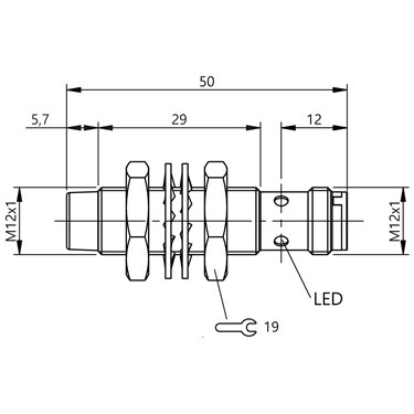 BES M12ME-PSC80E-S04G-W08 BALLUFF  - Codice di ordinazione: BES05KR
