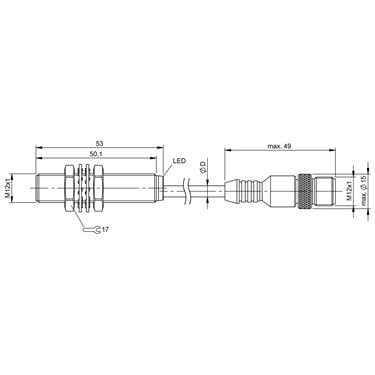 BES M12MI-PSC20B-BP00,8-GS04 BALLUFF  - Codice di ordinazione: BES005P