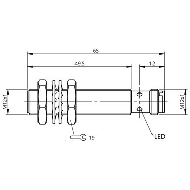 BES M12MI-PSC40A-S04G-W08 BALLUFF  - Codice di ordinazione: BES05KT