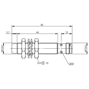 BES M12MI-PSC80E-S04G-W08 BALLUFF  - Part Number: BES05KW