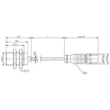 BES M18ED-PSC50B-GT05-T BALLUFF  - Codice di ordinazione: BES05N4