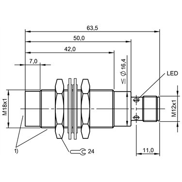 BES M18EF1-PSC20F-S04G-S BALLUFF  - Codice di ordinazione: BES02Y1