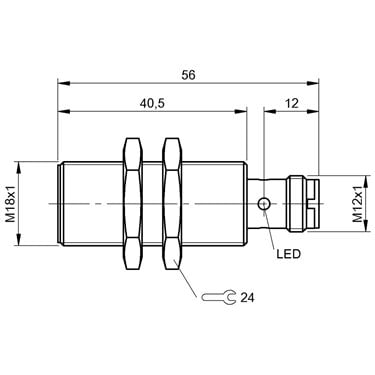 BES M18EG1-PSC80A-S04G-S BALLUFF  - Codice di ordinazione: BES05K7