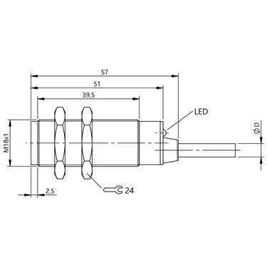 BES M18EG2-PSC50B-BV02-EXF BALLUFF  - Codice di ordinazione: BES05M4