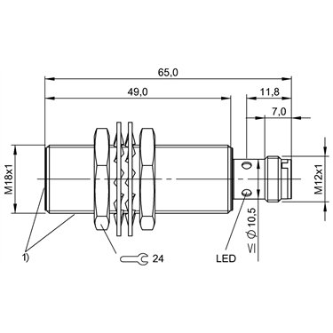 BES M18EI-PSC72B-S04G-S01 BALLUFF  - Codice di ordinazione: BES02NK